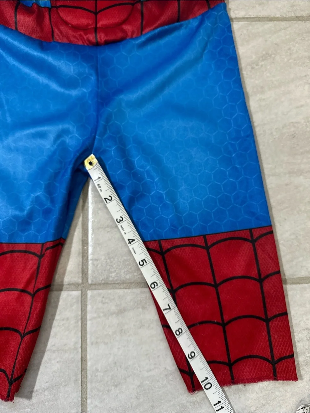 Jazwares Spiderman Superhero Costume Red and Blue with Mask 2T Halloween Play